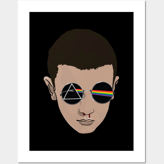 Dark Side Of Stranger Things Eleven Wall Art by Rebus28